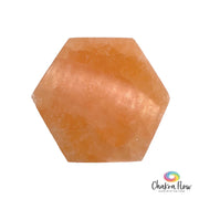Orange Selenite Octahedron Charging Plate