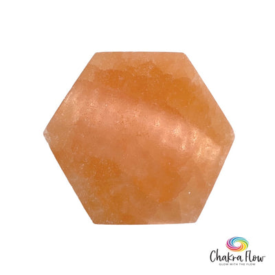 Orange Selenite Octahedron Charging Plate