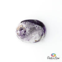 Chevron Amethyst Palm Stone
