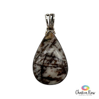 Picasso Jasper Sterling Silver Pendant