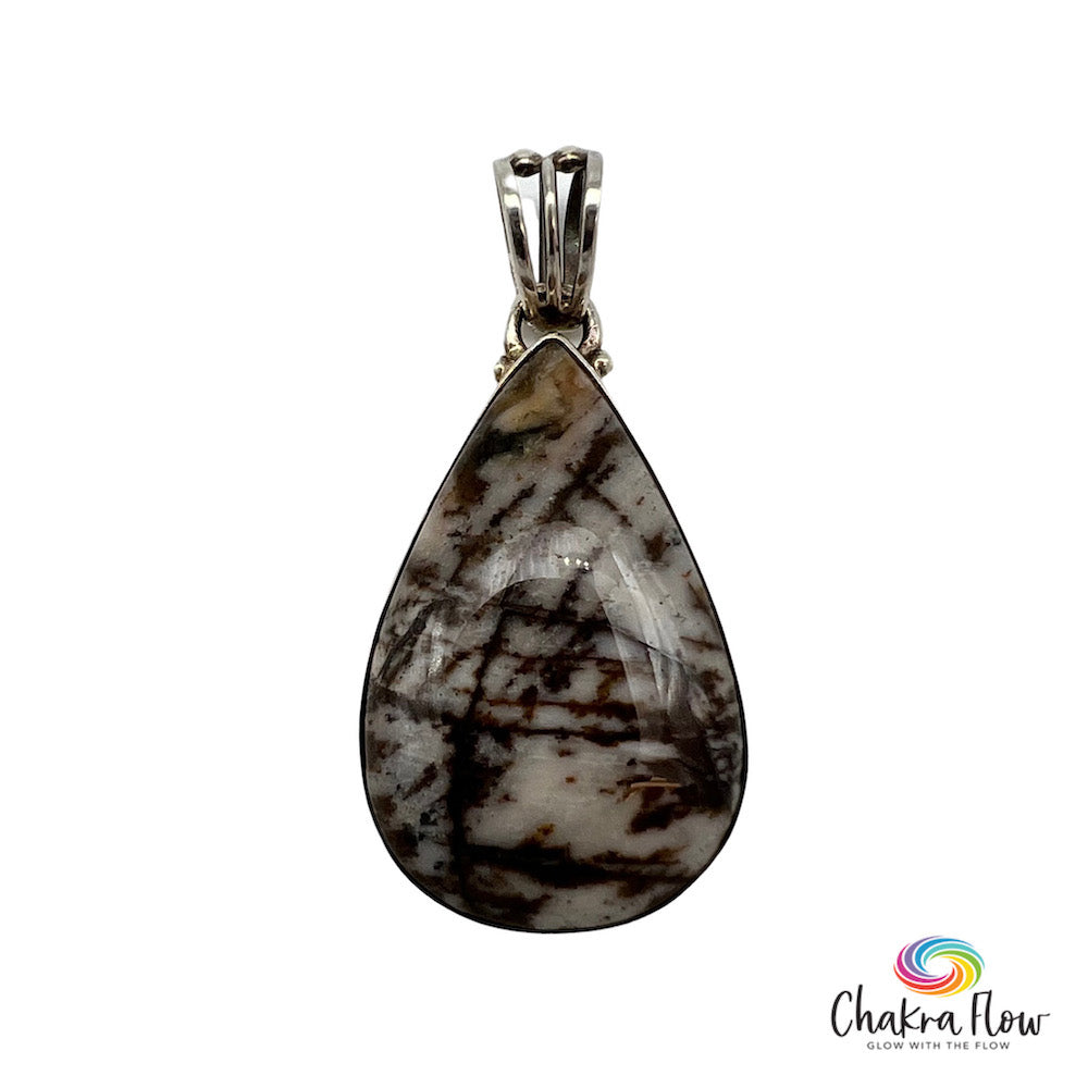 Picasso Jasper Sterling Silver Pendant