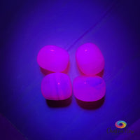 Pink Mangano Calcite Under UV Light