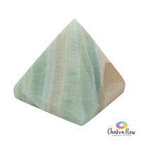Pistachio Calcite Pyramid