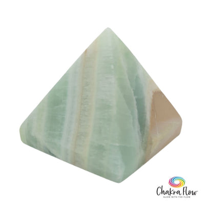 Pistachio Calcite Pyramid