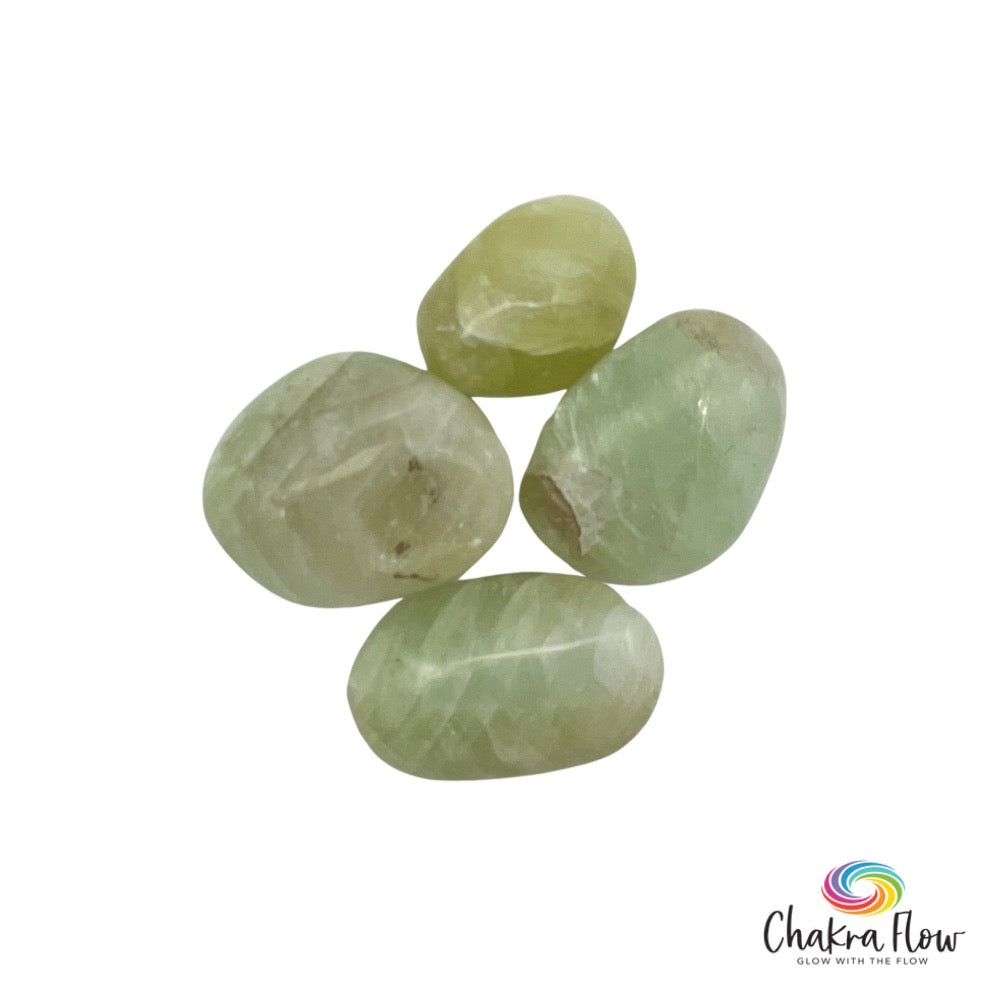 Pistachio Calcite, Tumble