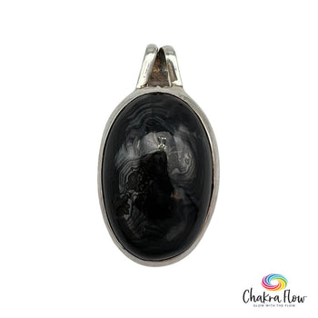 Psilomelane Pendant