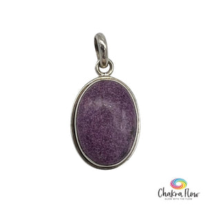 Purpurite Sterling Silver Pendant