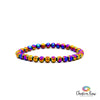 Rainbow Hematite Bracelet 6mm