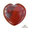 Red Jasper Heart Palm Stone