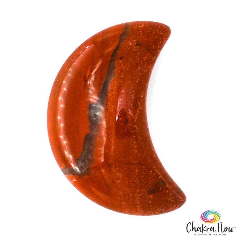 Red Jasper Moon 1"