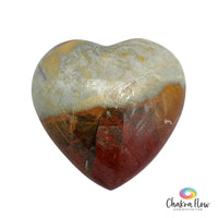 Red Petrified Wood Heart