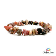 Rhodonite Chip Bracelet