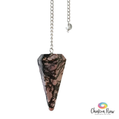 Rhodonite Hexagonal Pendulum