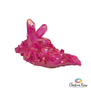 Rose Aura Quartz Cluster