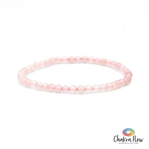 Rose Quartz 4mm Bracelet