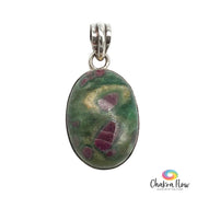 Ruby Fuchsite Sterling Silver Pendant