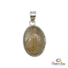 Rutilated Quartz Sterling Silver Pendant