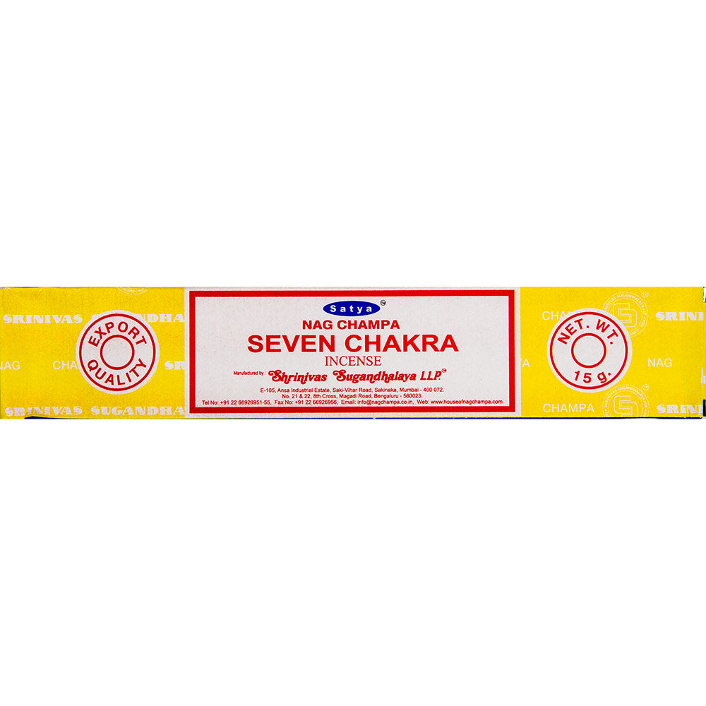 Satya Seven Chakra Incense Sticks