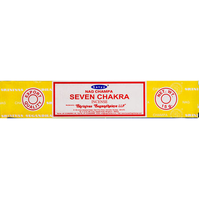 Satya Seven Chakra Incense Sticks