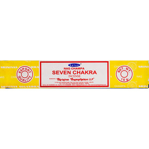 Satya Seven Chakra Incense Sticks