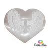 Selenite Heart Angel Wings