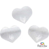 Selenite Hearts Palm Stone