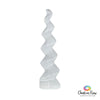 Selenite Swirl Tower 15cm