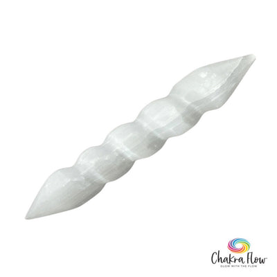Selenite Swirl Wand