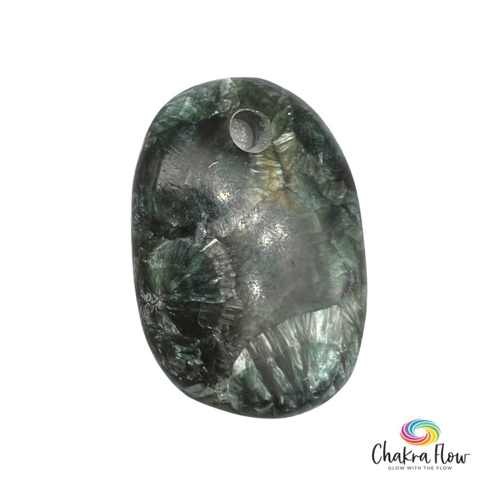 Seraphinite Pierced Pendant