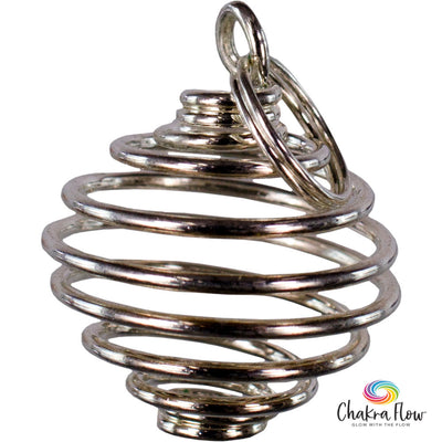Silver Cage Pendant For Tumbles
