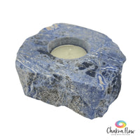 Sodalite Tea Light Holder