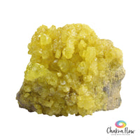 Sulphur Quartz Cluster 
