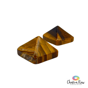 Tiger's Eye Pyramid