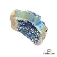 Titanium Aura Quartz Cluster