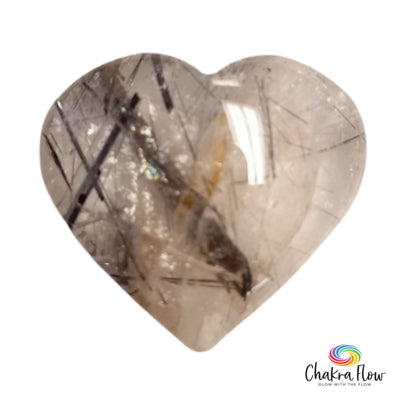 Tourmalinated Quartz Heart