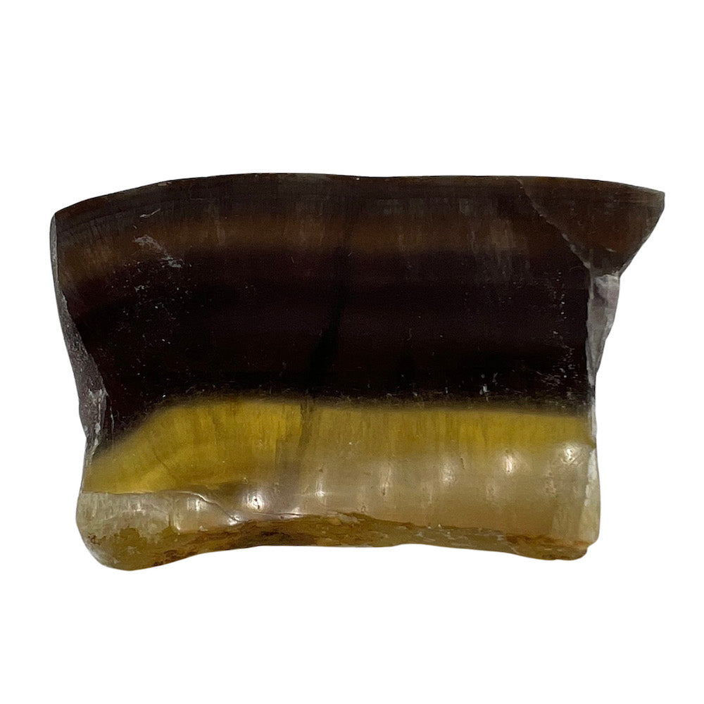 Yellow Fluorite Slice